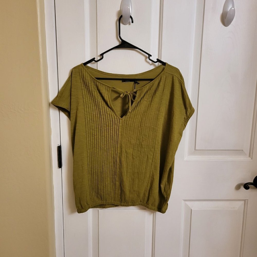 Prana Women's Ocupas Popover Top Color: Sweet Grass Size Small NWT - Picture 5 of 13